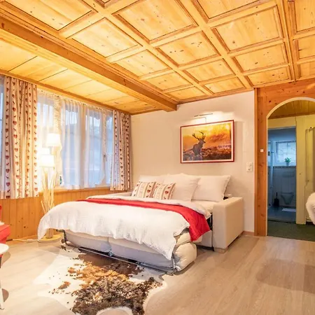 Wasserfallhuesli In Lauterbrunnen, Near Interlaken, Muerren, Wengen