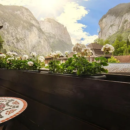 Wasserfallhuesli In Lauterbrunnen, Near Interlaken, Muerren, Wengen 公寓 劳特布龙嫩