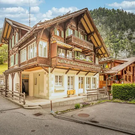 Wasserfallhuesli In Lauterbrunnen, Near Interlaken, Muerren, Wengen Lauterbrunnen